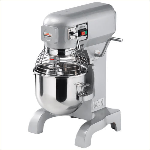 Grey Electric Stainless Steel Planetary Mixer Machine