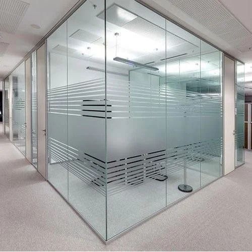 Toughened Glass Partition - Premium Quality, Attractive Design | Rectangular & Square Shape, Decorative Usage, Patterned Transparent Glass