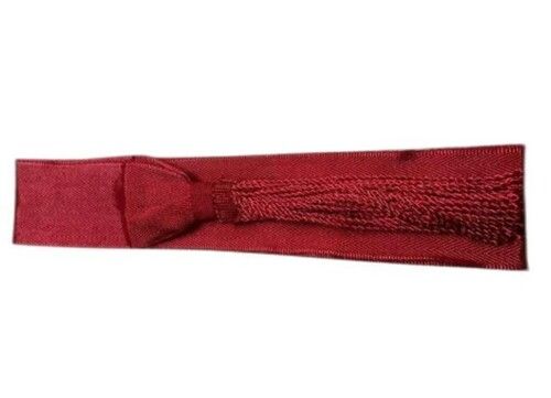 Maroon Color Silk Material Plain Pattern Army Sashes