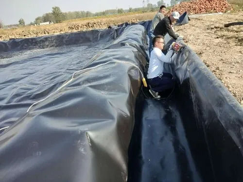 Black Color Smooth Surface Geomembrane Sheet