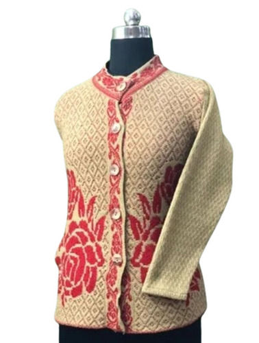 Ladies Casual Wear Woolen Cardigan