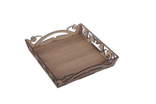 Laser Cut MDF Decorative Tray