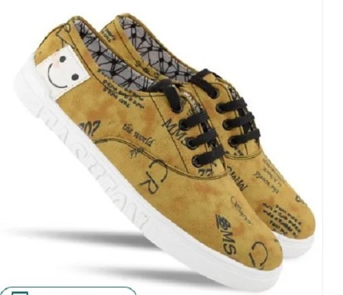 Mens Printed Lace Up Shoes - Designer Colorfastness Sizes 6-10 Seamless Finish and Durable for Spring Winter Summer Rainy and Other Seasons