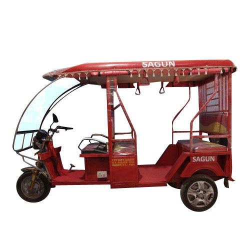 Mild Steel Battery Operated Rickshaw