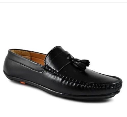 Casual Black Ethnic Wear Loafer Shoes