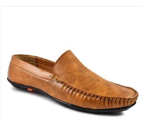 Formal Orange Men Synthetic Loafer Shoes