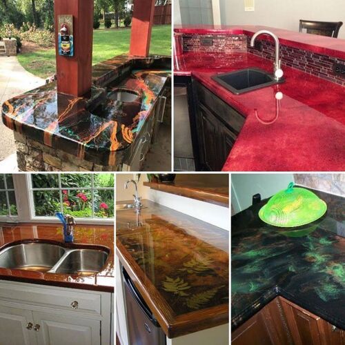 Kitchen Epoxy Coating - Color: Liquid