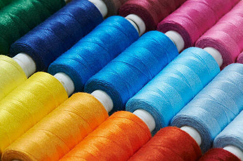 Low Shrinkage Sewing Thread For Sewing And Knitting - 100% Cotton, 150D/3 Multicolor, Gassed Filament Yarn, Anti-Piling, Moisture Proof, Bleached