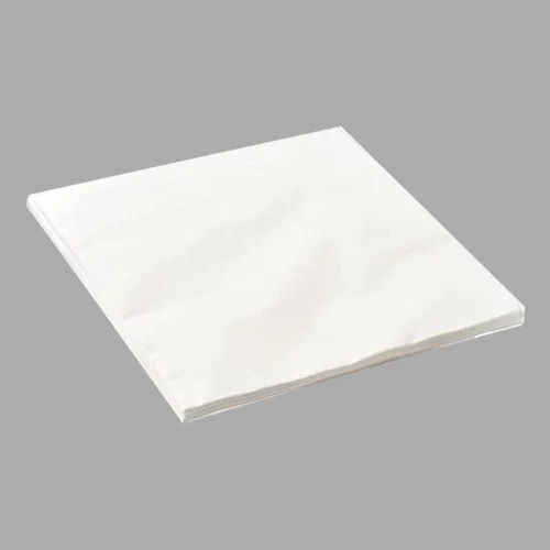 White Plain Cotton Napkin Fabric