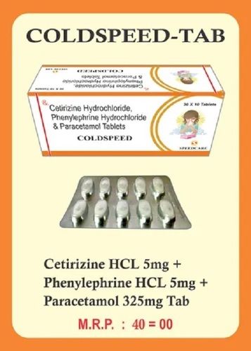 Cetirizine HCL And Paracetamol Tablets