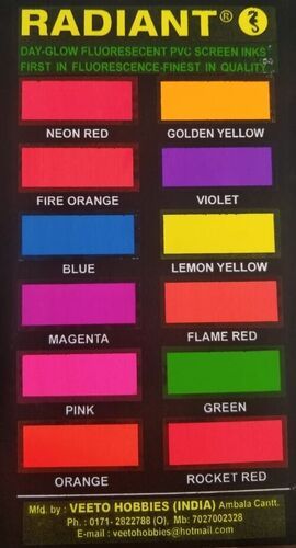 Color Chart Fluorescent Moisture (%): 100