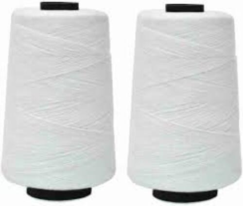 White Polyester and Cotton Embroidery Thread, Sewing Threads