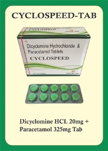 Dicyclomine HCL Paracetamol Tablets