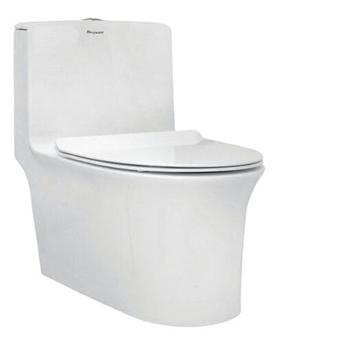 Dynamic Ceramic White Toilet Seat