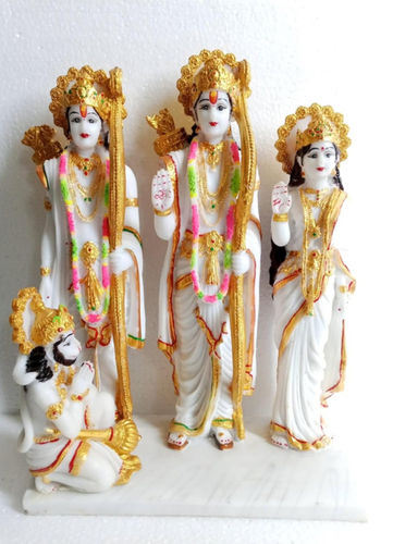 Fine Finishing And Premium Design Ram Darbar Marble Statue