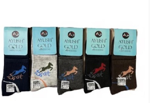 Mens Printed Ankle Socks