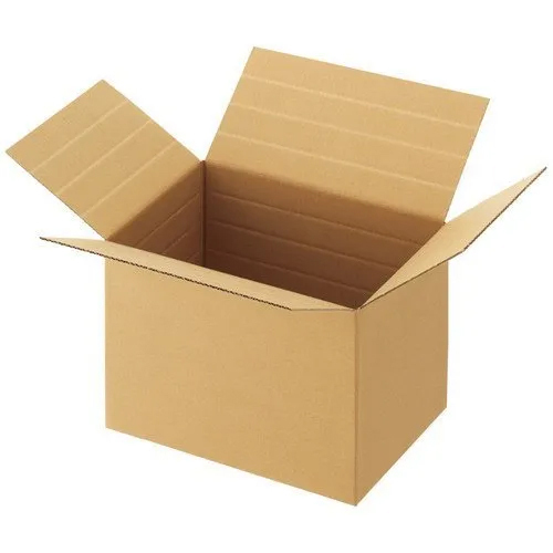 Mono Cartons - Brown, Square Shape | Lightweight, Eco-Friendly, Bio-Degradable, Recyclable Packaging Solution