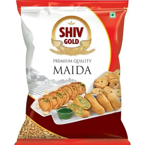 Printed Packaging Pouches - Laminated Material, Customised Size, Multicolor | Durable, Fine Finished, Double String Design
