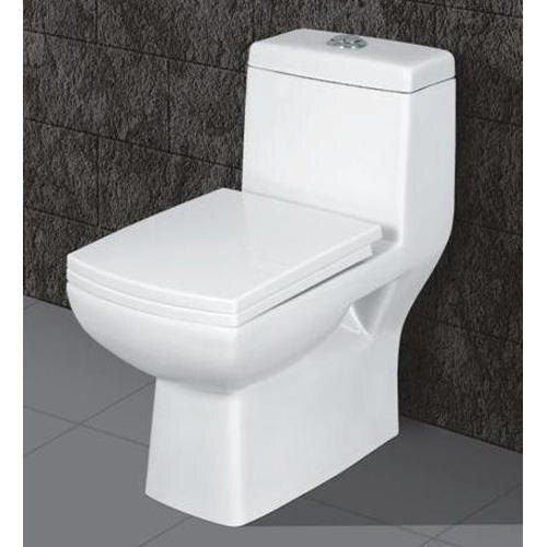 Ceramic Western Toilet Seat Color White