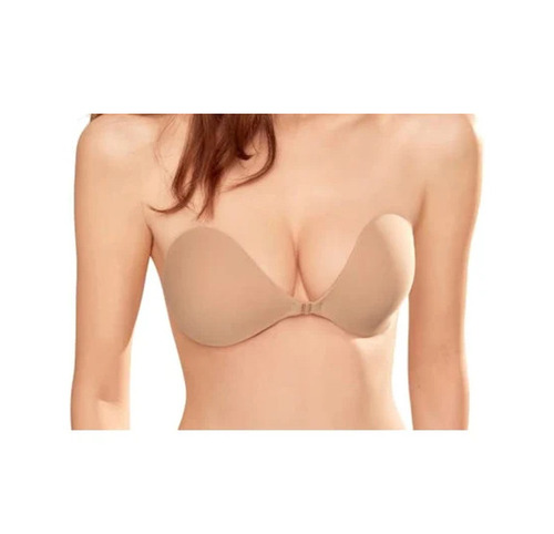Push Up Bra - Strapless, 3/4th Coverage, Beige | Breathable, Skin-Friendly, Mark-Free Comfort