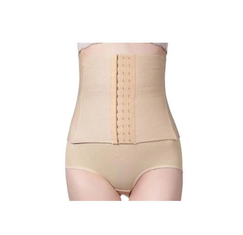 Regular Fit Skin-Friendly Plain Nylon Spandex Ladies Body Shaper for Tummy Shaping