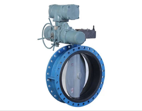 Butterfly Valve - Aluminum, Standard Size, Grey & Blue Color | Durable, Polished Finish, Industrial Water Use, Lug Type Design