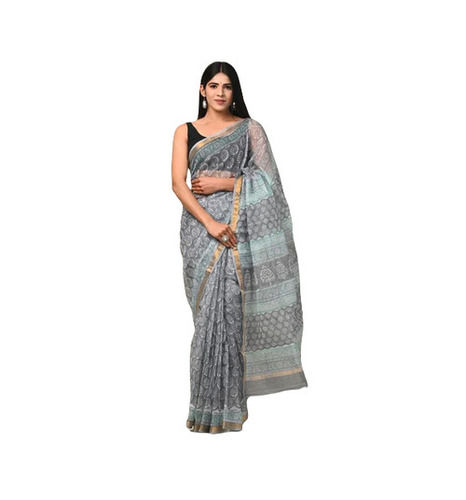 Gray Kota Doria Sarees