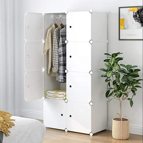 Rectangle Shape Plastic Wardrobe