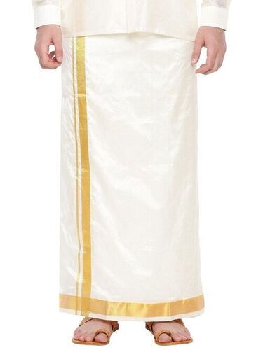 White Silk Dhoti