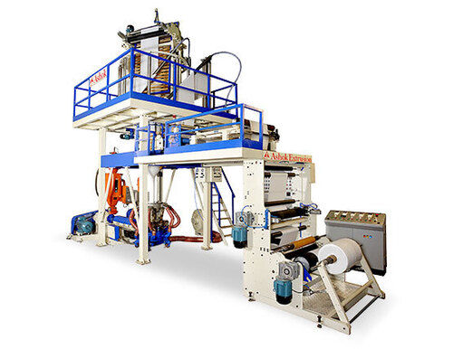 220-415 Voltage ABC Three Layer Blown Film Plant Machine