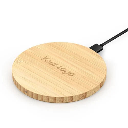 Bamboo Wireless Charger best for Promotional Items and corporate gifts