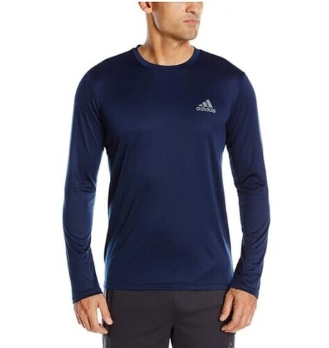 Lycra Plain Round Neck Full Sleeve T-Shirt - Customized Size, All Colors | O-Neck Collar, Long Sleeve Style, Casual Wear