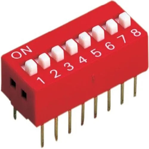 Heat Proof Industrial Dip Switch, 12V DC/250V AC