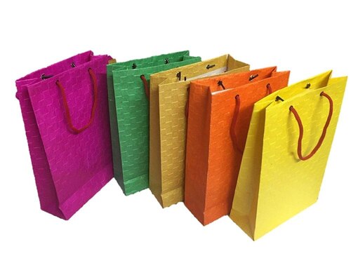 Eco Friendly Durable Multi-Color Paper Bags