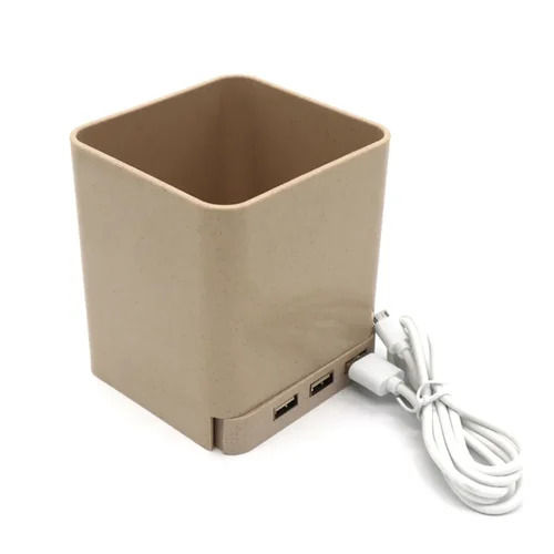 Biodegradable Recycled Material Portable Organizer Pen Holder Phone Hub Wireless Charger