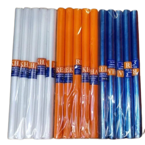 Note Book Cover PVC - Waterproof Rectangle Shape Plain Design Digital Printing | Durable PVC Material School Packaging Type
