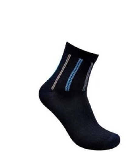 Printed Pattern Mens Ankle Socks - Soft Cotton Blend, Various Sizes Available, No Color Fade | Wrinkle-Free for All Seasons, Adult Wear
