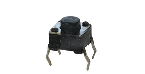 Tactile Switch 4 Pin  - Color: Silver