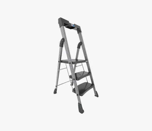 3 Step Hummer Aluminium Foldable Ladder