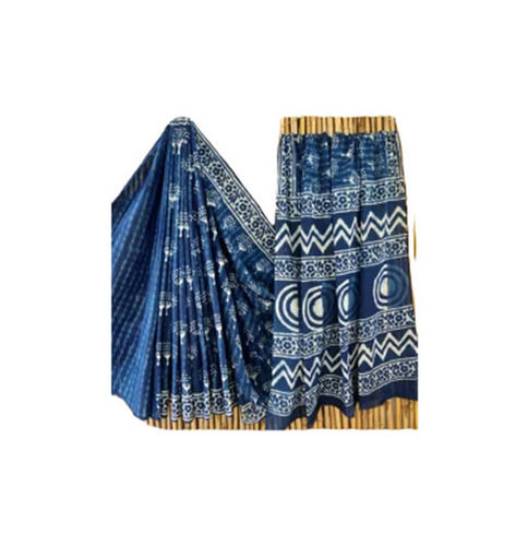 Blue Cotton Sarees