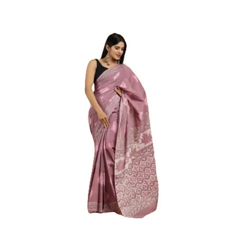 Cotton Sarees - 6.3 Meters with Unstitched Blouse Piece | Breathable, Quick Dry, Extremely Comfortable, Lightweight, Skin-Friendly, Neatly Stitched, Color Fastness, Fade & Tear Resistance