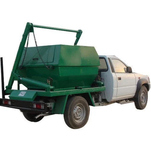 Mobile Truck Mounted Garbage Twin Dumper Placer