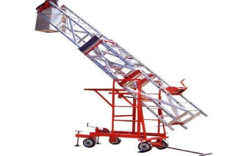 4 Wheels Aluminium Tiltable Tower Ladder