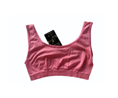 Regular Fit Skin-Friendly Full Coverage Plain Lycra Non-Padded Ladies Sports Air Bra