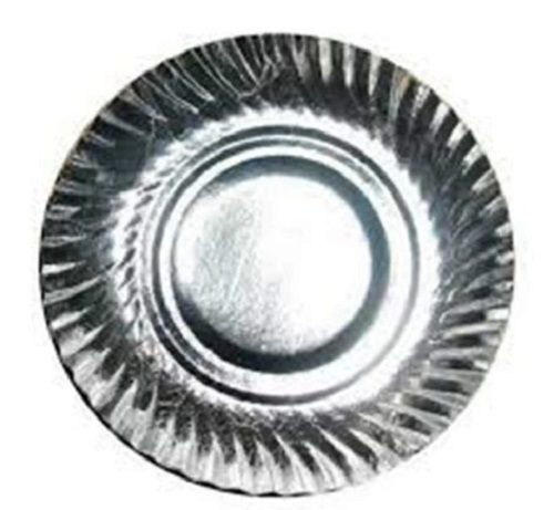 Disposable Silver Paper Plate