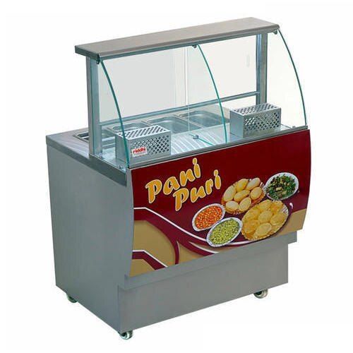 Stainless Steel Premium Grade Golgappa Pani Puri Counter