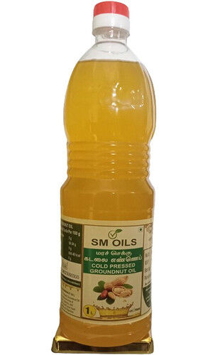 Hygienically Packed Cold Pressed Groundnut Oil