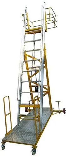 Ruggedly Constructed Industrial Oil Tanker Ladder