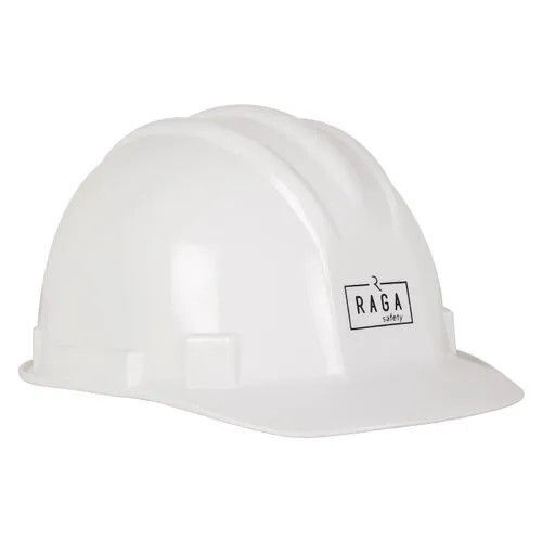 Medium Size PVC White Industrial Safety Helmets for Construction Area