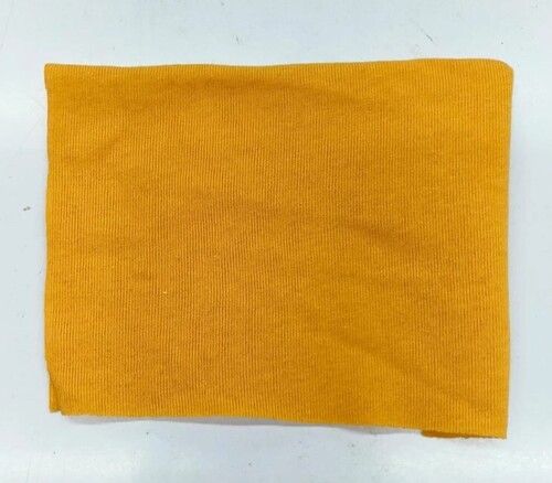 200GSM Plain Yellow Cotton Fabric For Apparel And Clothing